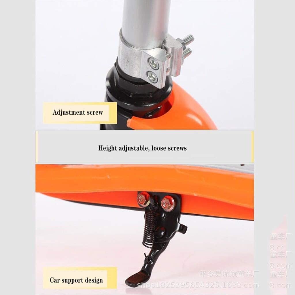 Scooters de Movilidad, Scooter para Adultos, Scooter, Scooter para niños pequeños con Frenos, Scooter de cercanías, Carga 100 kg (no eléctrico) (Color : Yellow)