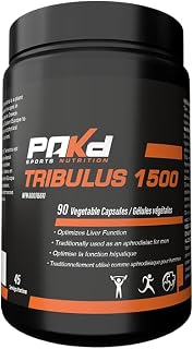 Pakd Nutrition TRIBULUS 750mg 90 Caps, Natural Supplement for Men with 45% Saponins
