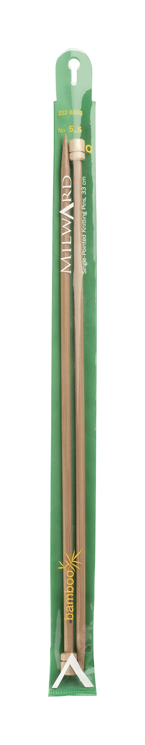 Milward 5.5 mm/ 33 cm Assorted Single-Pointed Knitting Pins
