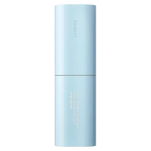 LANEIGE Water Bank Blue Hyaluronic Serum: Peptides, Green Tea Enzyme, Hydrate, Improve Skin Firmness - 1.6 Fl. Oz. / 50 ml