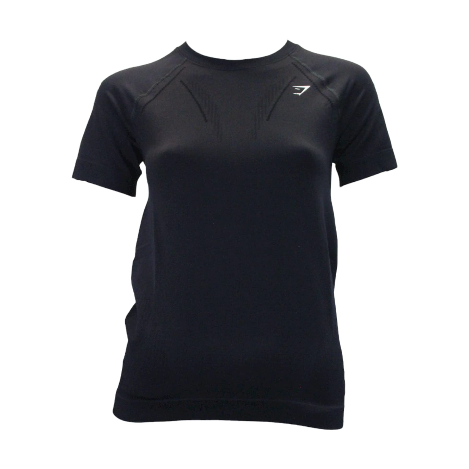 Gymshark Women's Black Energy+ Seamless Short Sleeve T-Shirt, X-Small