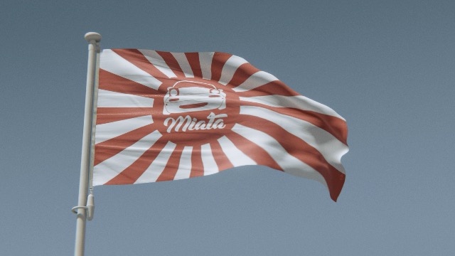 Amazon.com : 3x5 ft Miata JDM Japanese Rising Sun Flag: 100