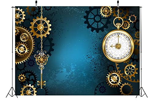 Fondo Fotográfico Tela Vintage Steampunk 12x10 pies BELECO miniatura 4