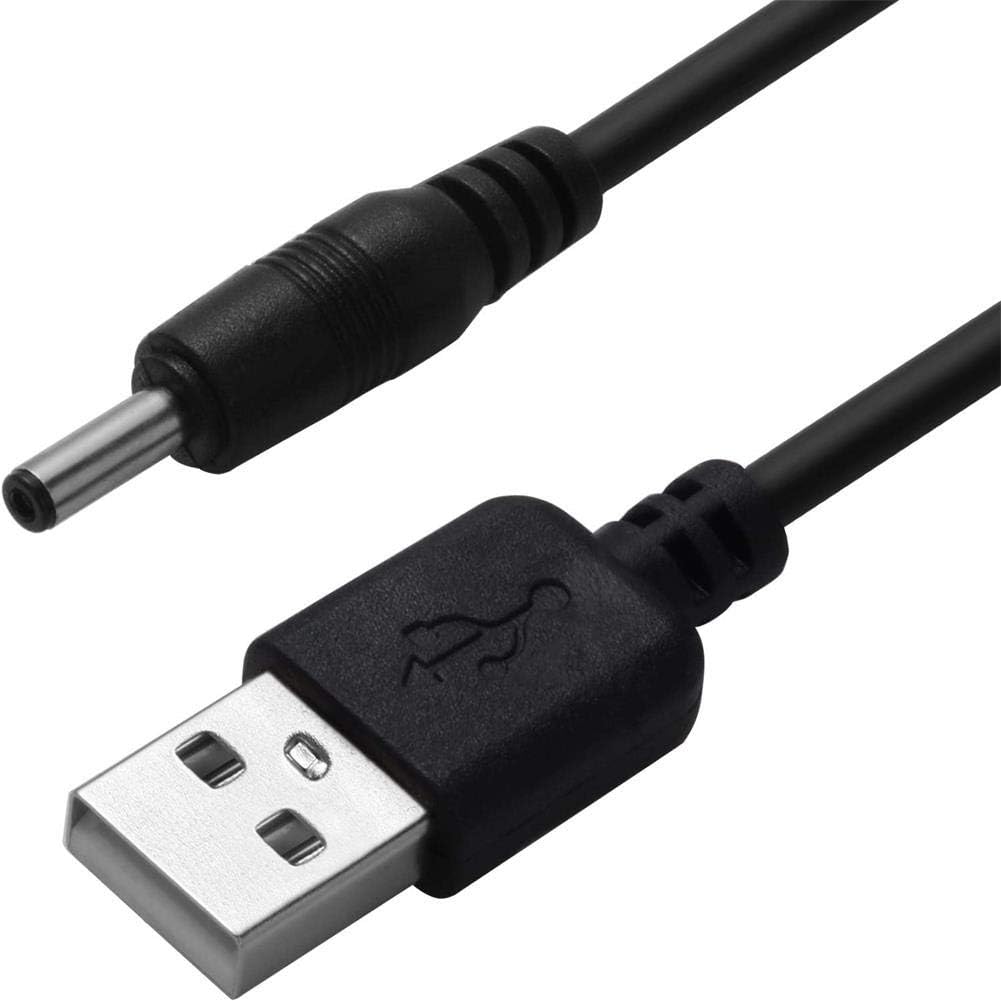 DC Charger Cable Replacement for LELO Iris, Lily, Sona, Gigi, Luna Mini Facial Cleanser Power Cable, 2-Pack