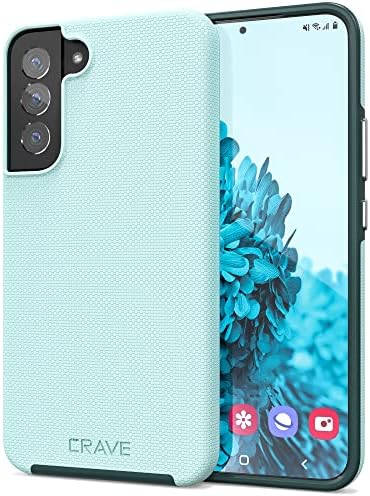 Crave Dual Guard for Samsung Galaxy S22+ Case, Shockproof Protection Dual Layer Case for Samsung Galaxy S22+ 5G - Aqua