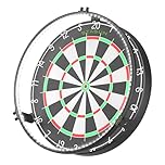 STASUN 360° Dartboard Light,White LED Darts Lighting,Dimmable Dart Board Surround Ring Lighting System,12W 6500K Magnetic Darts Light and Accessories for the Whole Board