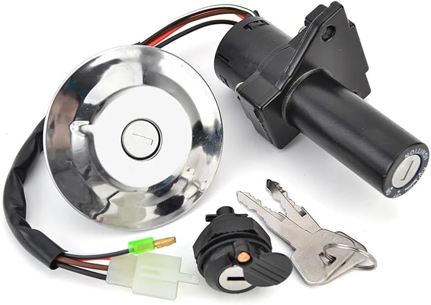 Fuel Cap Ignition Switch Seat Lock Key For YBR125 2005 2006 2007 2008 2009 (Repair)