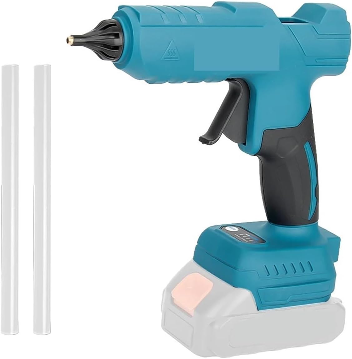 Hot Melt Glue Gun, Electric Hot Melt Glue Gun With Precision Nozzle 11 Mm Stick And Enhanced Safety Cordless Fit