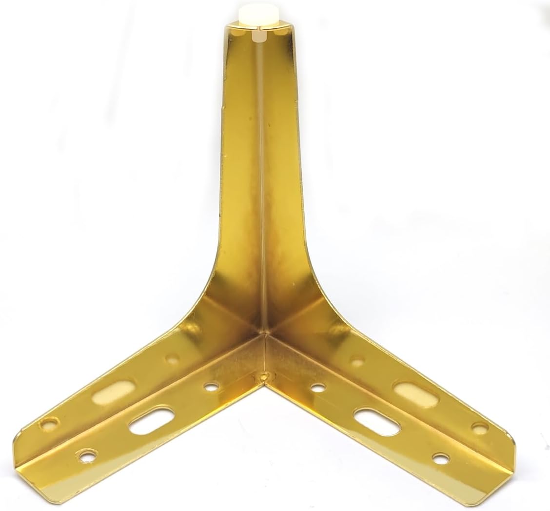 Modern Gold Metal Furniture Legs, 7 Inch Table Legs for Couch Bed Cabinet Cupboard,Modern Furniture Feet,Set of 4(7" Height,Gold)