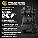 Flip Up Iron Sights – IMI Defense Backup Iron Sights, Picatinny Polymer Front & Rear Sights, Dual Aperture, Fiber-Reinforced, Black