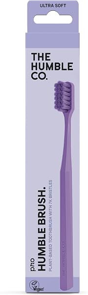 The Humble Co. Humble Brush Pro Bitki Bazlı 7.000 Kıllı Yetişkin Ultra Yumuşak Diş Fırçası 7.000 Ultra ince fırça kılı,%100 Bitki bazlı sap (Renk Asortili) (1 Diş Fırçası Gönderilmektedir)