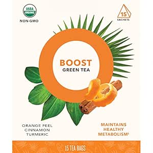 Amazon.com : ALOHA Organic Green Tea, Boost, Orange Peel Cinnamon ...