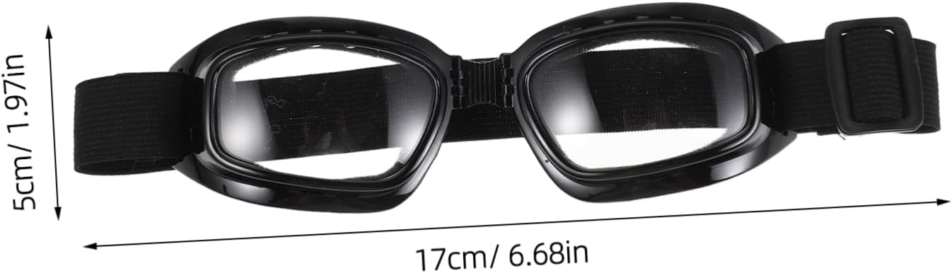 3pcs UV Protection Sunglasses for Large Breed Dogs Windproof Fog Snowproof Adjustable Straps for Outdoor Riding Driving Ergonomic Fit for Comfort
