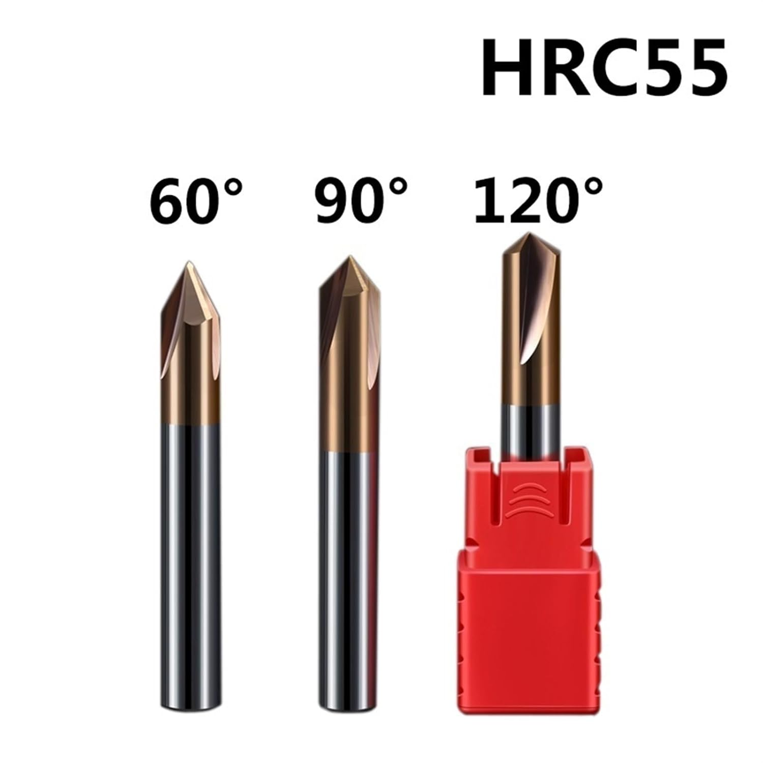 Tungsten Solid Carbide Countersink Drill Bit HRC55 Chamfer Milling for Steel 60 90 120 Degree Deburring 1Pcs (Size : 5mm(120 Degree))
