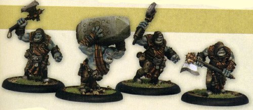 Figurine PIP71017 Trollbloods Krielstone Bearer et Stone Scribes pour jeu Hordes