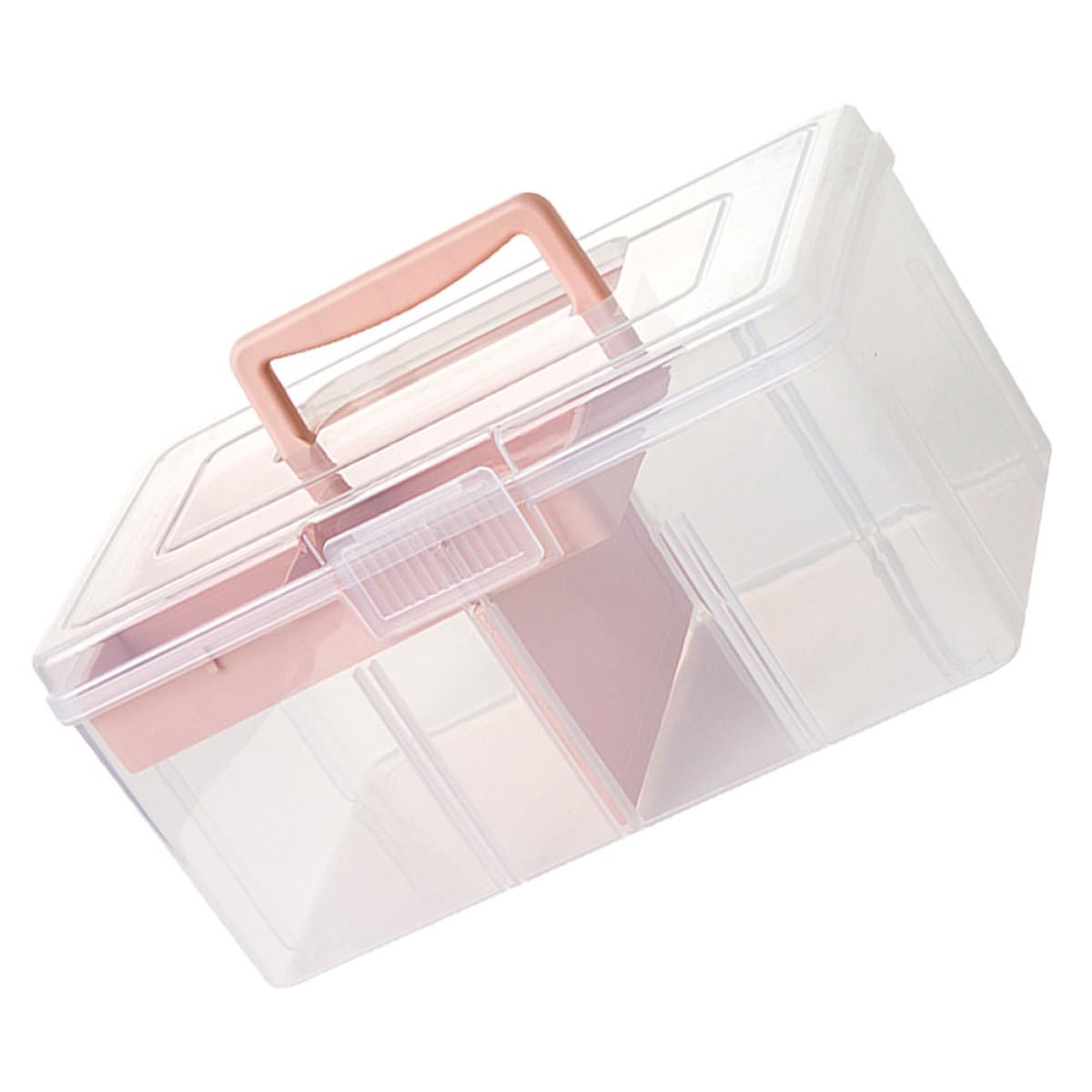 Boîte de rangement transparente pour organiser vos accessoires de couture et loisirs créatifs
