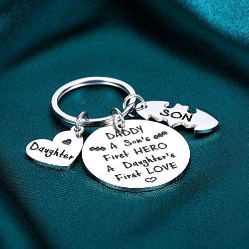 Dad Keychain Gifts from Son Daughter Daddy Fathers Day Christmas Birthday by ACCOLIAMBER - Used condition - Image 5