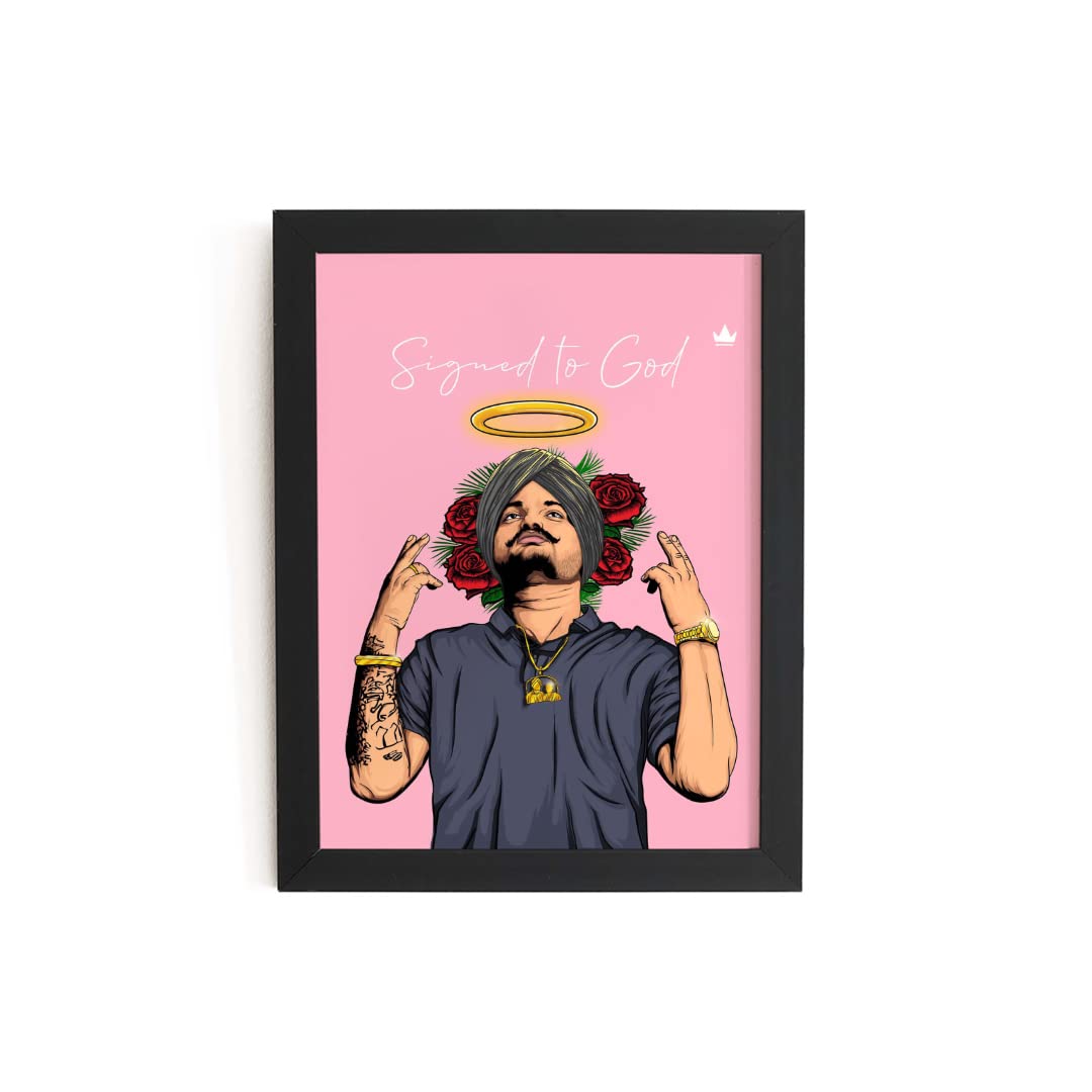 TheKarkhana Sidhu Moose Wala Frame 'Signed to God' for Tribute, Repect