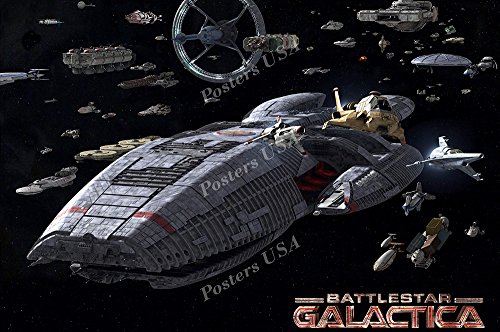 PremiumPrints - Battlestar Galactica TV Series Show Poster Glossy Finish Made in USA - TVS035 (24