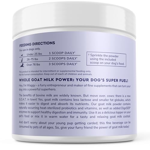 Wonder Paws Premium Goat Milk Powder For Dogs –- Goat Milk For Dogs To Support Digestion thumb #8