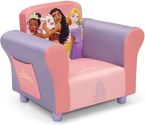 Miniatura 29 de Delta Children - Silla tapizada, diseño de princesas Disney, Disney Frozen II Disney Frozen II,Disney Princess,Minnie Mouse,trolls world tour,Peppa