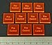 LITKO Fire Control Tokens, Fluorescent Orange (10)