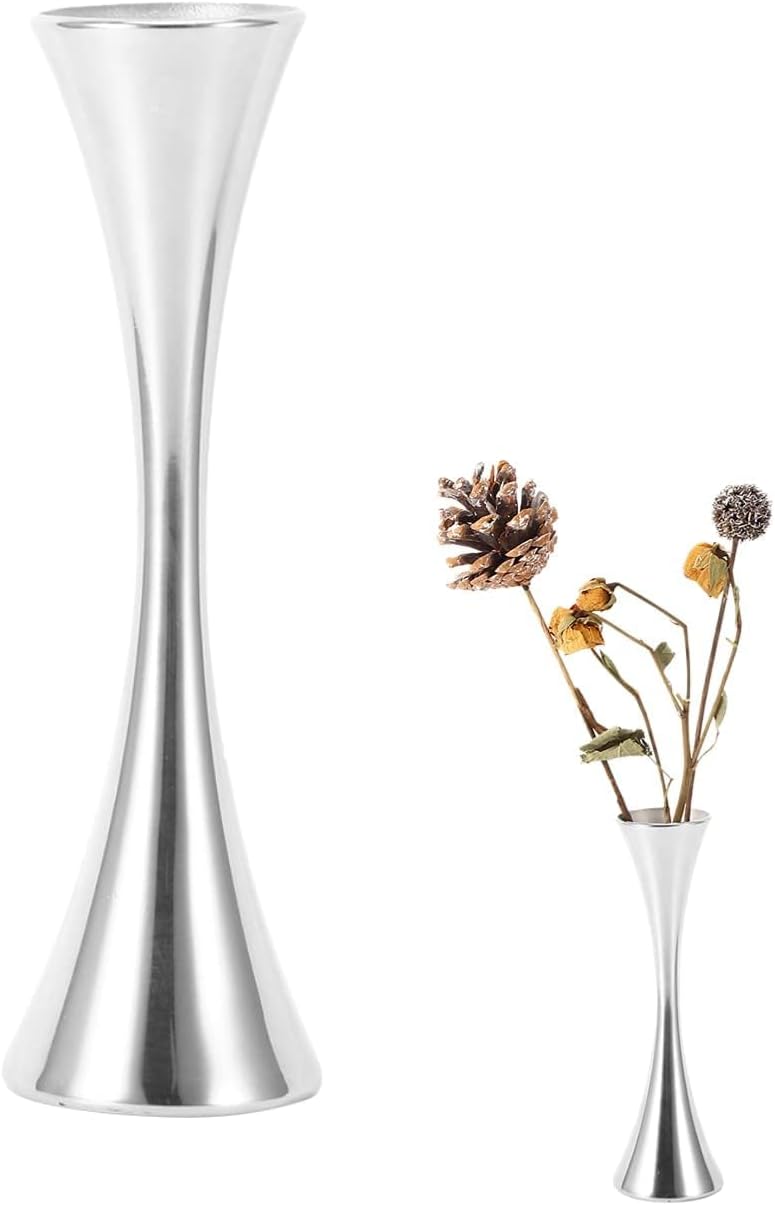 Tall Vases for Floor Small Flower Vase Tall Silver Flower