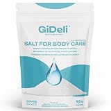 Sale da bagno alcalino 100g per disintossicazione, disacidificazione e cura della pelle Sale corporeo minerale alcalino per la cura del corpo Recupero dopo l'allenamento