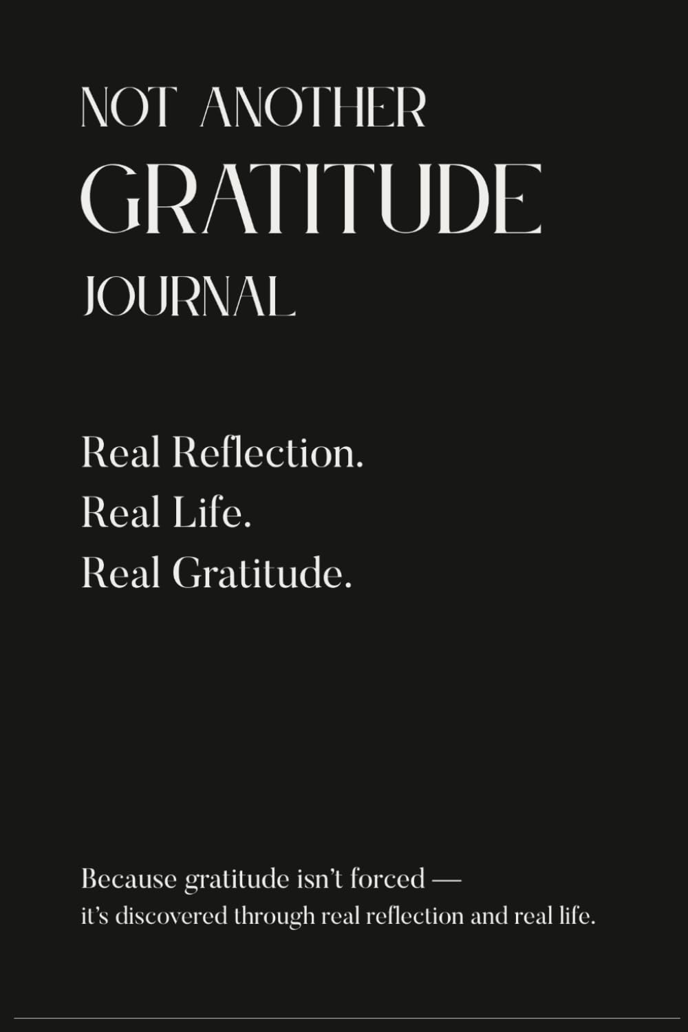 Not Another Gratitude Journal      Paperback – March 18, 2026