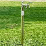 GPECTIFO Standbrunnen for den Außenbereich, geeignet for Bewässerung, Autowäsche und Pflanzenpflege(80cm/31in)