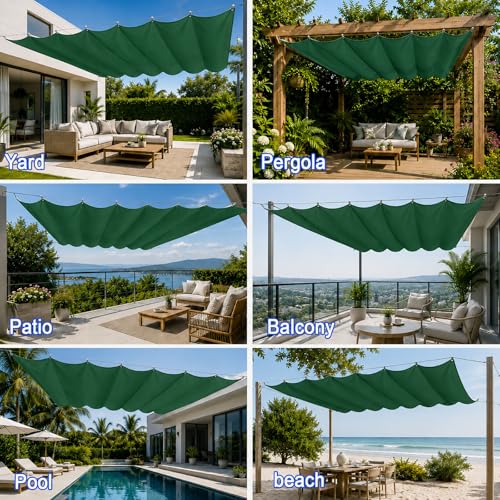 Voile ombrage rétractable anti-UV 98% et résistant à l'eau - 8