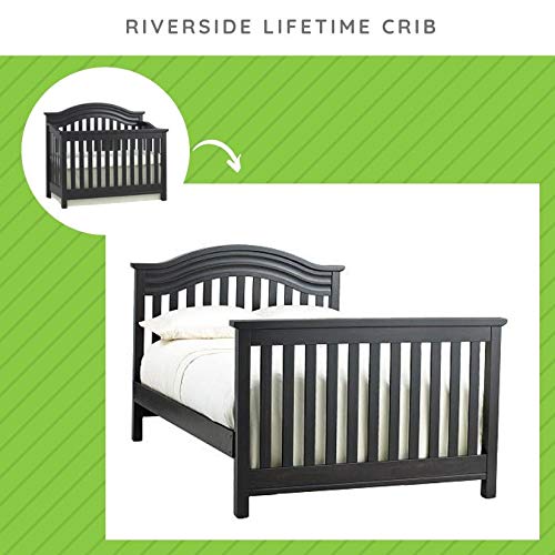 Full Size Conversion Kit Bed Rails For Baby Cache Cribs | Multiple Finishes Available (Espresso) #TOP5
