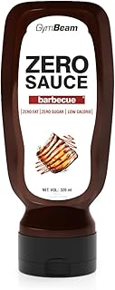 GymBeam BBQ Soße Zero – Kalorienfreie Barbecue Sauce, zuckerfrei, fettfrei, glutenfrei, laktosefrei, verbessert den Geschmack deiner Lieblingsspeisen (320 ml (1er pack))
