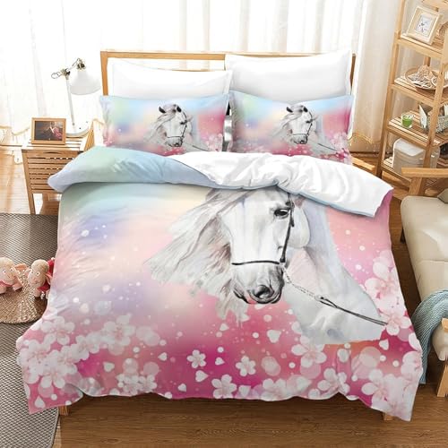 Housse de couette éruption volcanique 3D microfibre respirante 260x220 - 3