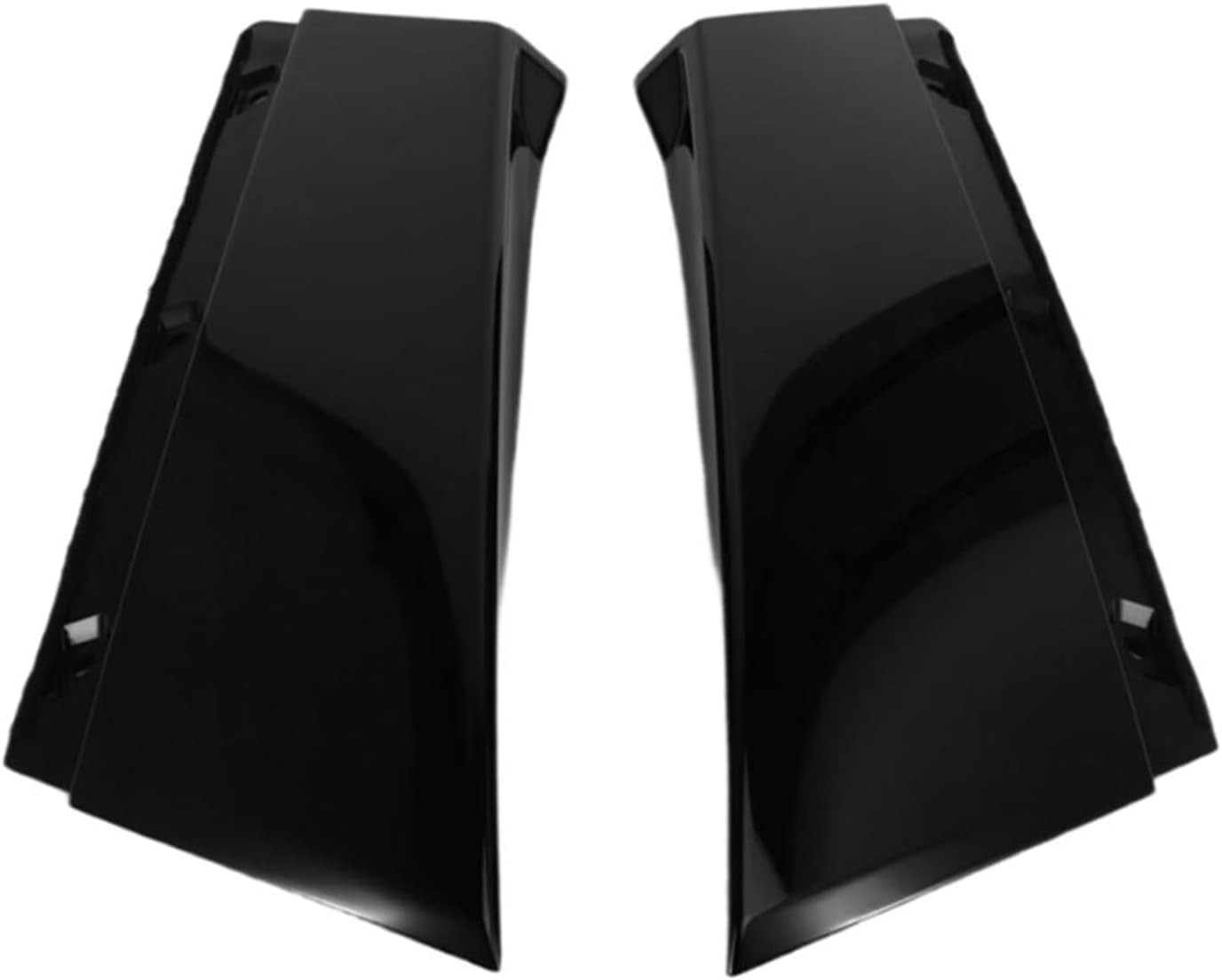 Rear Door Pillar Trim Cover for Ford Explorer 2020 2021 2022 2023, Black Left & Right Set, Direct Replacement Exterior Windshield Post Trims LB5Z-78291A09-AA LB5B-S290B52AA