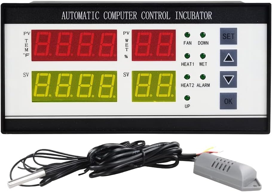 Professional Incubator Controller Digital Egg Incubator Temperature Humidity Controller XM-18ZH