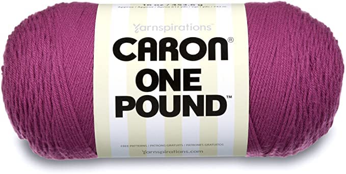Image of Caron One Pound Purple Yarn - 2 Pack of 454g /16oz - Acrylic - 4 Medium (Worsted) - 812 Yards - Knitting /Crochet