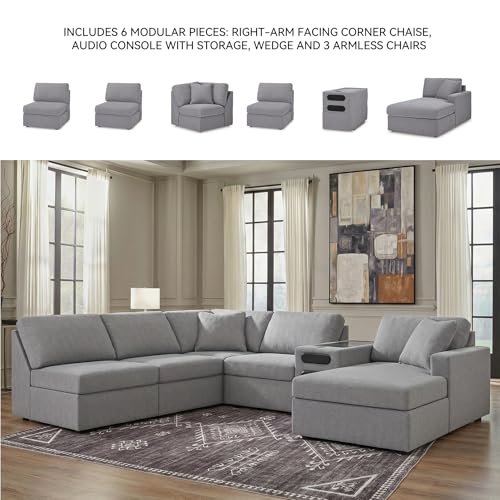 Image of Signature Design by Ashley 6-Piece Modular Sectional Sofa with Chaise