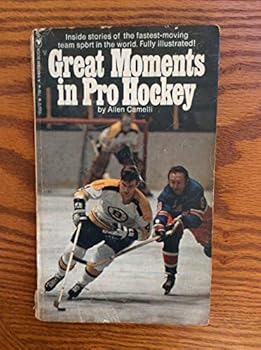 Paperback Great Moments in Pro Hockey Book