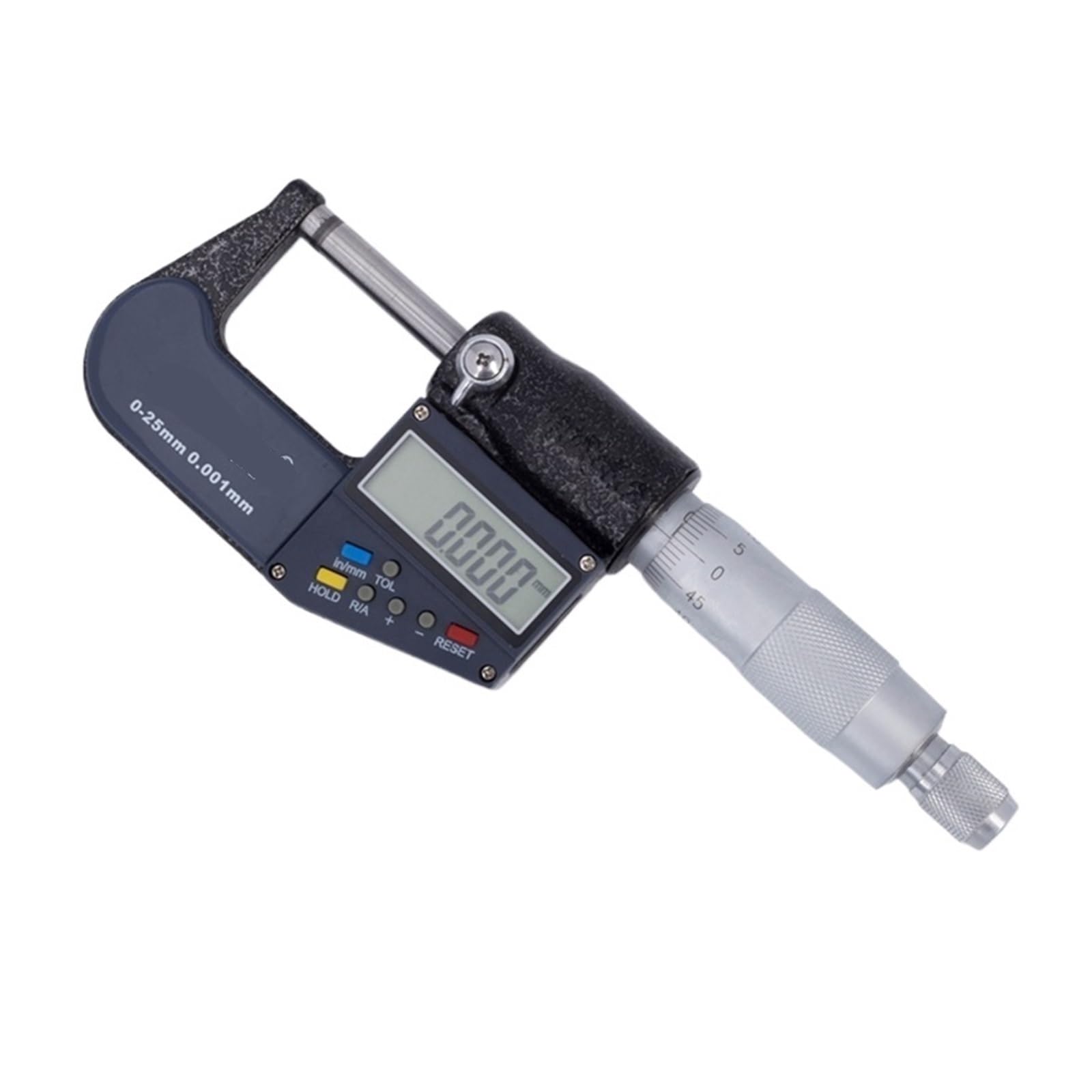 Micrometro elettronico for diametro esterno da 0,001 mm, calibro a corsoio con display digitale da 0-25 mm, strumento di misurazione con testa in metallo duro