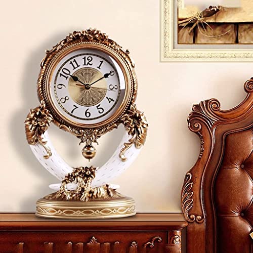 Mxjcc Silent Non Ticking Wall Clock 10 Inch Movement Glass Cover Frame Decorative For Kitchen, Living Room, Bedroom (Color : C) #TOP7
