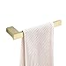 BATHSIR Gold Towel Holder, Bathroom Hand Towel Ring Brushed Brass Towel Bar Wall Mount Stainless Steel