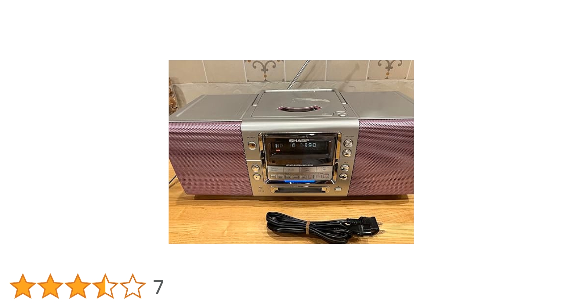 Amazon.co.jp: SHARP MD-F230-P Pink MD/CD System (CD/MD Deck