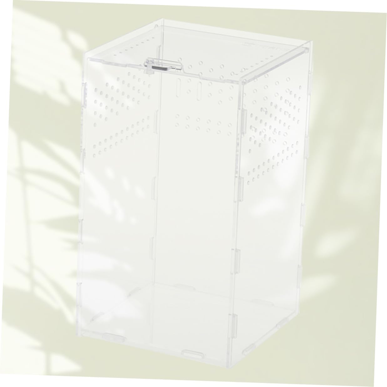 Hemobllo Caja de Cría para Reptiles Acrílica Transparente Ventilación Desmontable para Alimentación de Insectos y Alojamiento Confortable