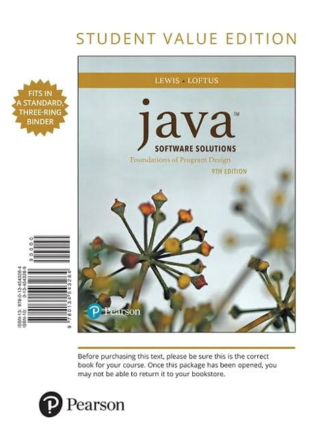Java Software Solutions