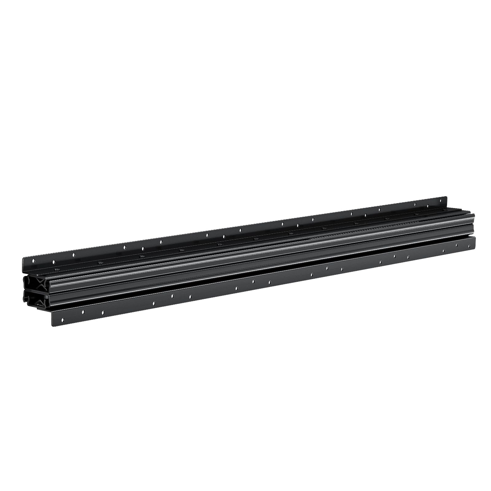 VEVOR Guide per Cassetti Sottotop, Guide per Mobili Sottoscala con Cuscinetti a Sfera a Estensione Completa, Capacità 117 kg, Guide Resistenti, per Sostituzione, Nero 1000 mm, 1 Paio