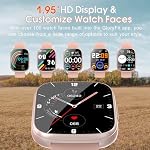Smartwatch Herren Damen, 1,95" HD Fitnessuhr Damen mit Telefonfunktion, Smart Watch 112+ Sportmodi Fitnessuhr mit Herzfrequenz schrittzähler Schlafmonitor, IP68 Wasserdicht Sportuhr für Android iOS – Bild 3