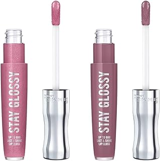 Rimmel Paquete de brillo labial Stay Glossy -...