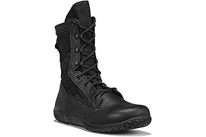 Tactical Research TR102 8 Inch Men's Zero Drop Boots: Minimalist Tactical Boots with Superior Grip