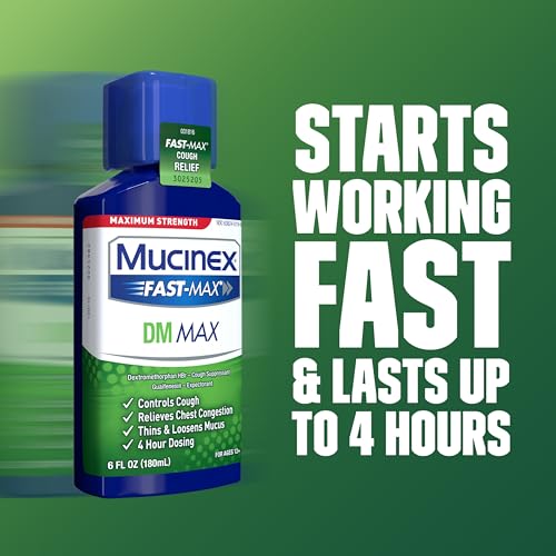 Mucinex Fast-Max DM Max Cough & Chest Congestion Medicine, 6 FL OZ - image 3